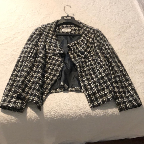 NWOT Calvin Klein Plaid Blazer - Picture 2 of 8